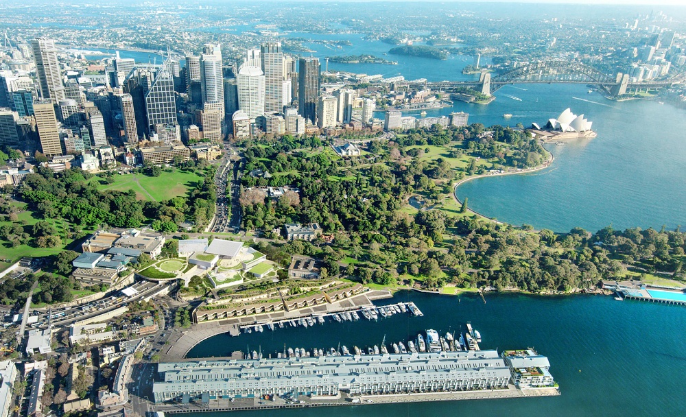 Aerial view Sydney Modern